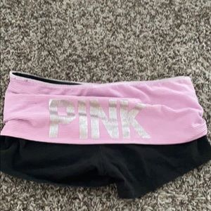 PINK yoga shorts